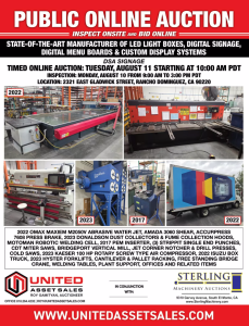 DSA Signage – Complete Sign Fabrication Shop Manufacturing Equipment Auction